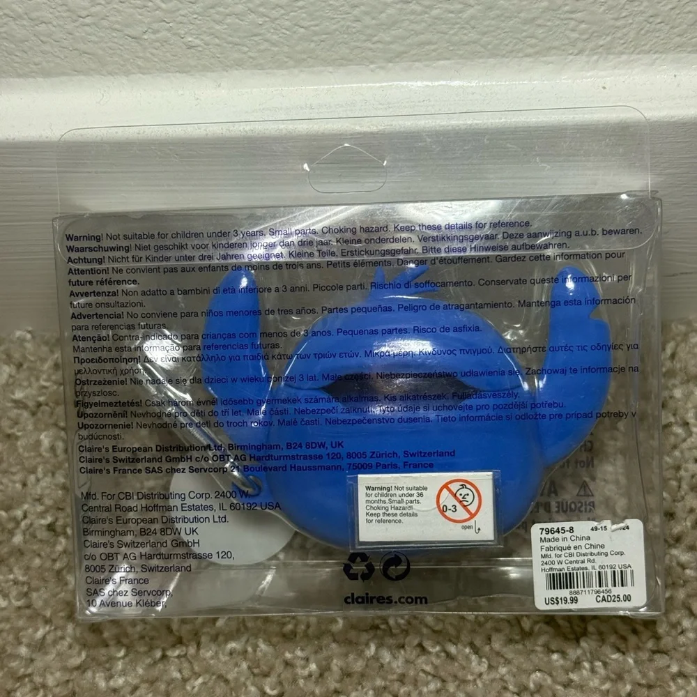 Disney Stitch Earbud Case Cover - Compatible with Apple AirPods®